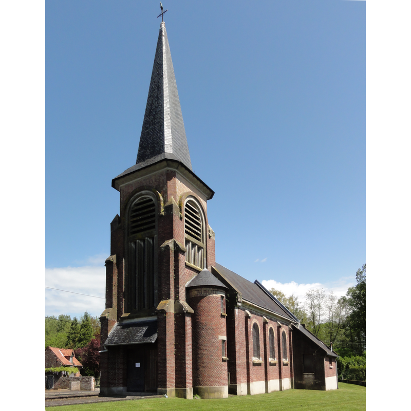 the church re-built in 1925