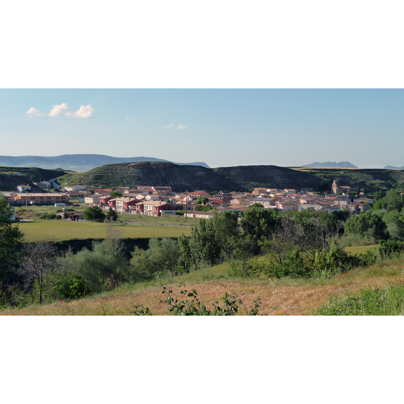the parish church is visible at the extreme right of the image