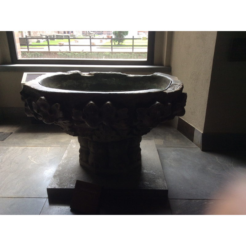 as displayed in the Civico museo archeologico di Milano [formerly Museo patrio di archeologia di Milano] in June 2016
