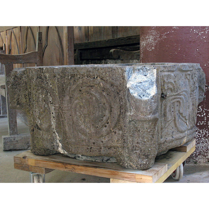 in 2012, on its way to the restoration workshop