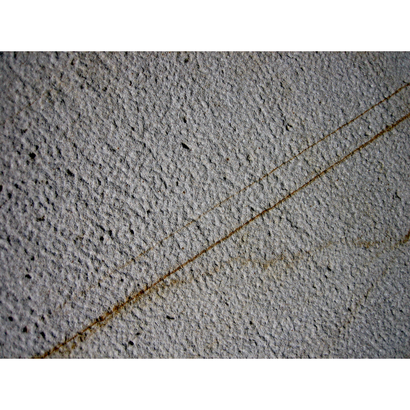 a sample of stockhammered sandstone  ["grès bouchardé"]