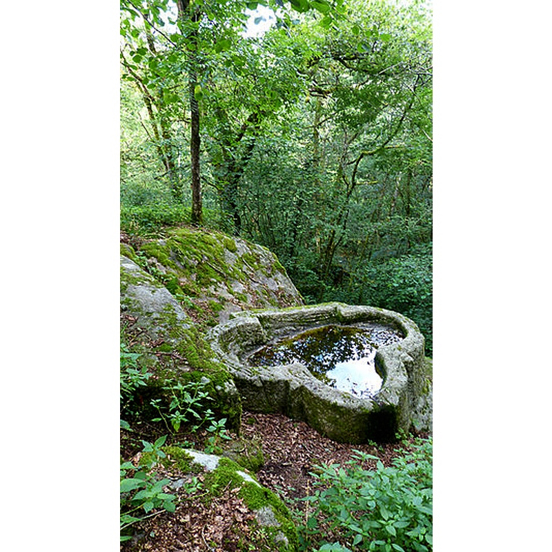 still in the quarry where it was made