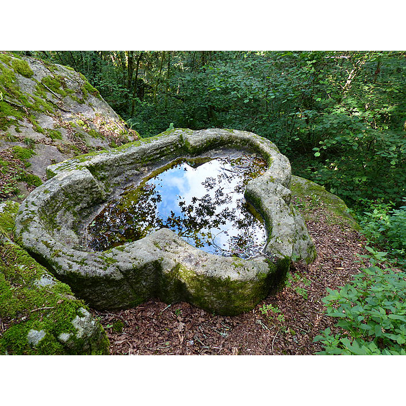 still in the quarry where it was made