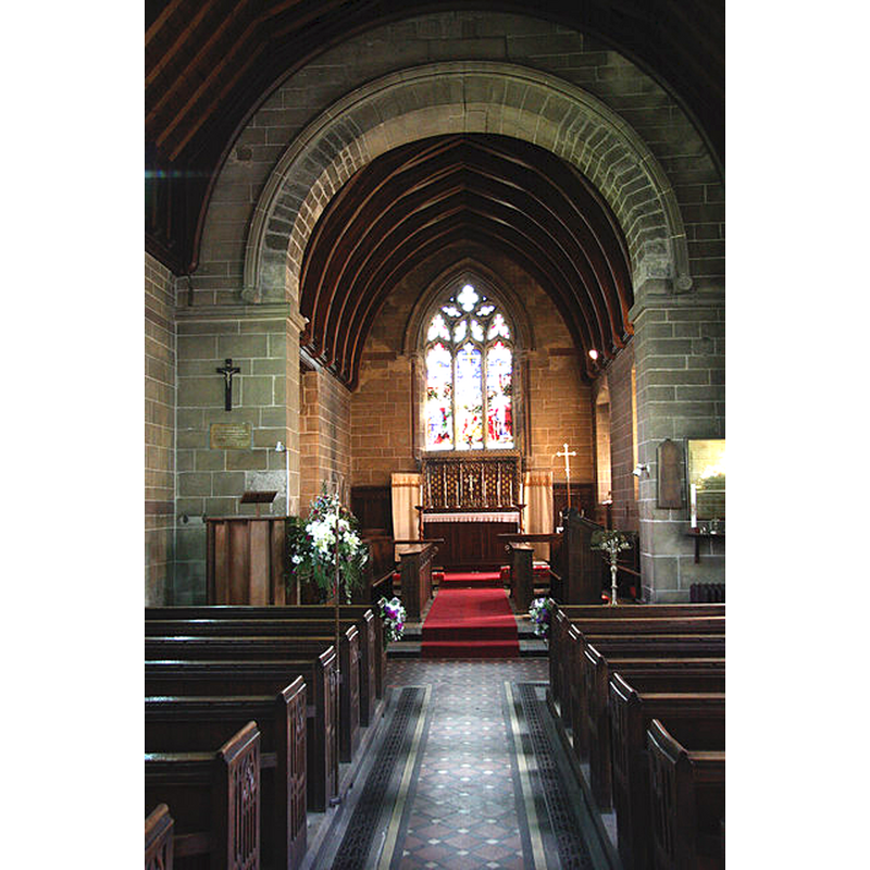 Source caption: "St.Helen's nave. By Broderick & Smith in 1880"