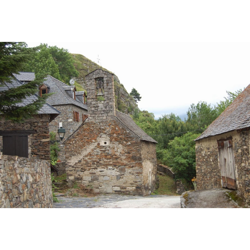 Source caption: "ermita de Sant Fabià i Sant Sebastià", said to date originally from the 11thC