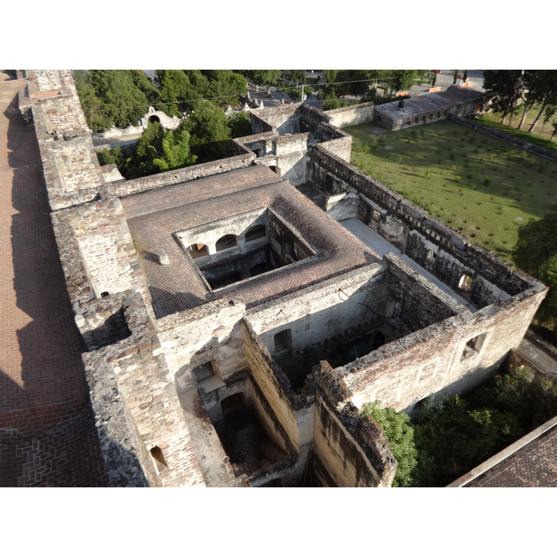 view of the cloister and other dependencies from the south tower