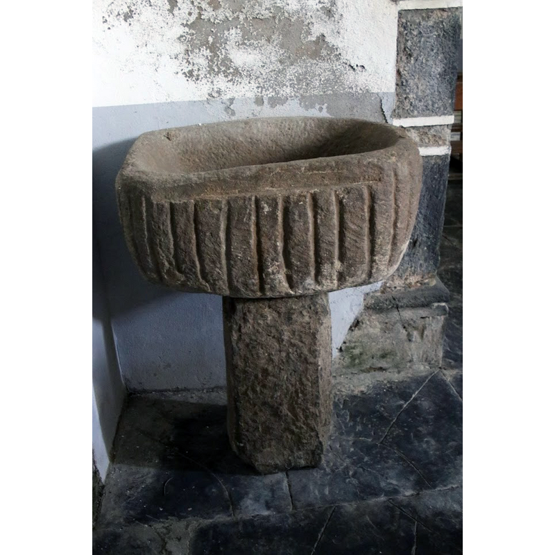 mounted and set against the wall, as displayed in August 2016