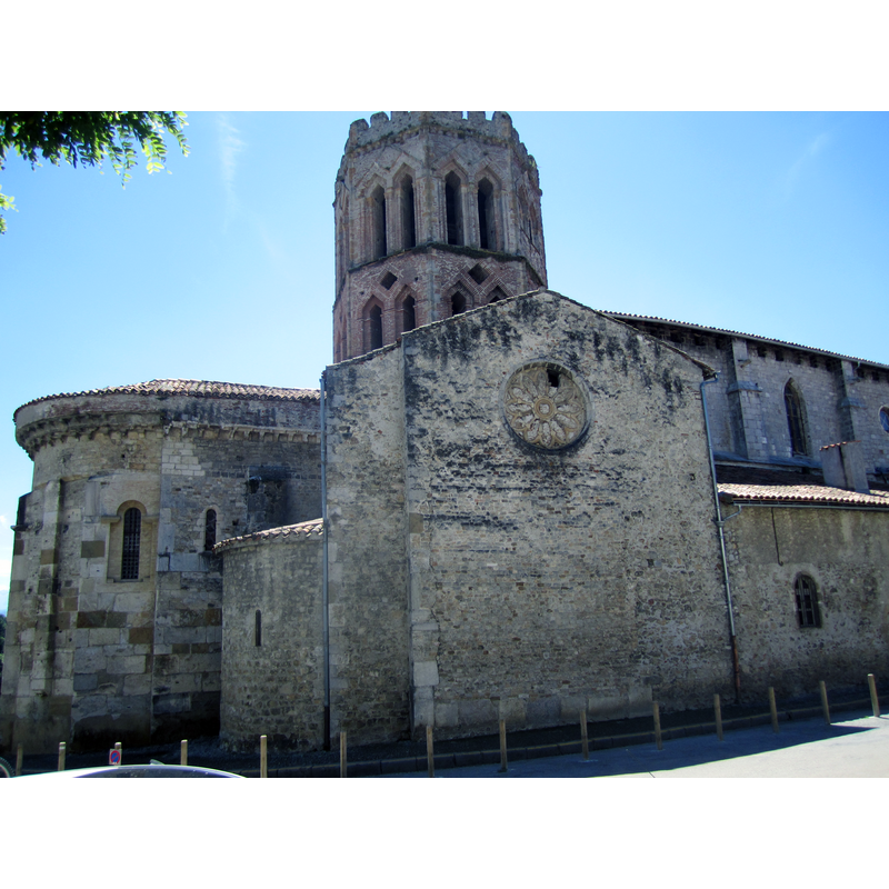 with the tower on the transept