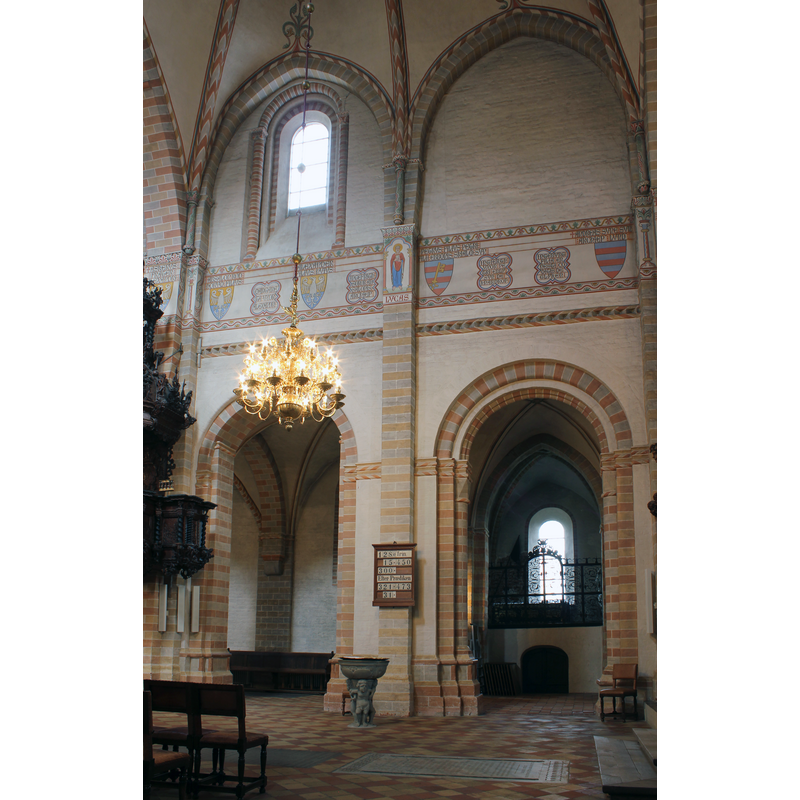 with the pulpit partially visible on the left