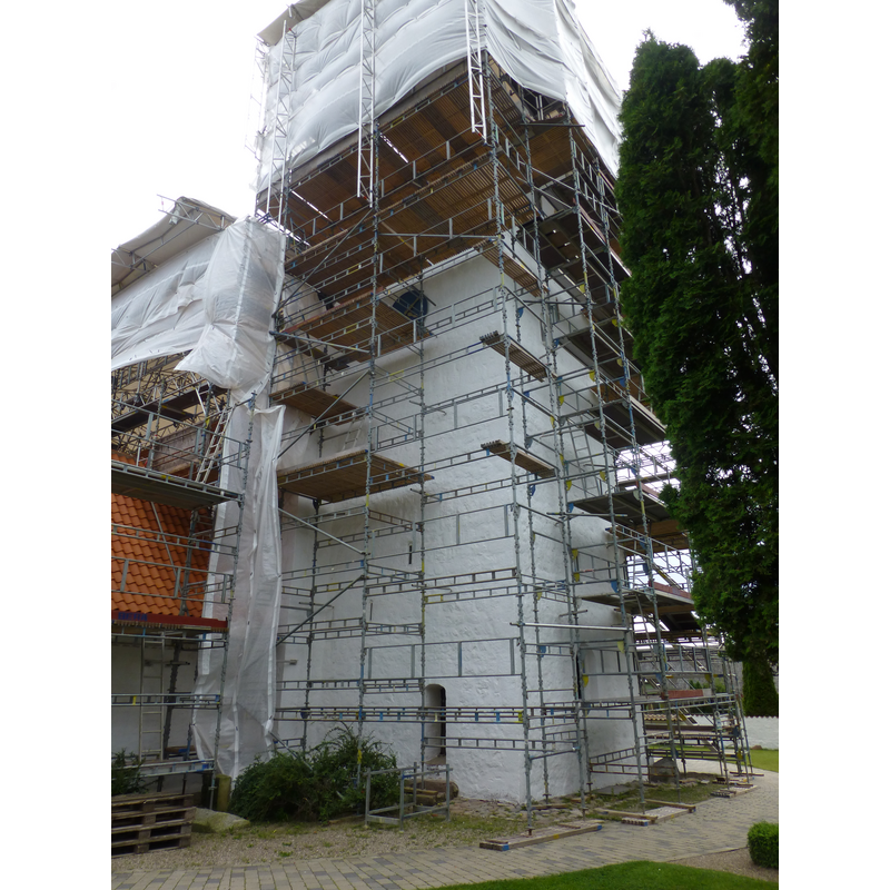 the church exterior was undergoing restoration at the time of our visit, but the interior was accessible during regular opening hours