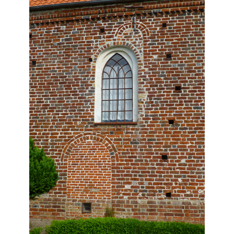 the blocked portal on the south side