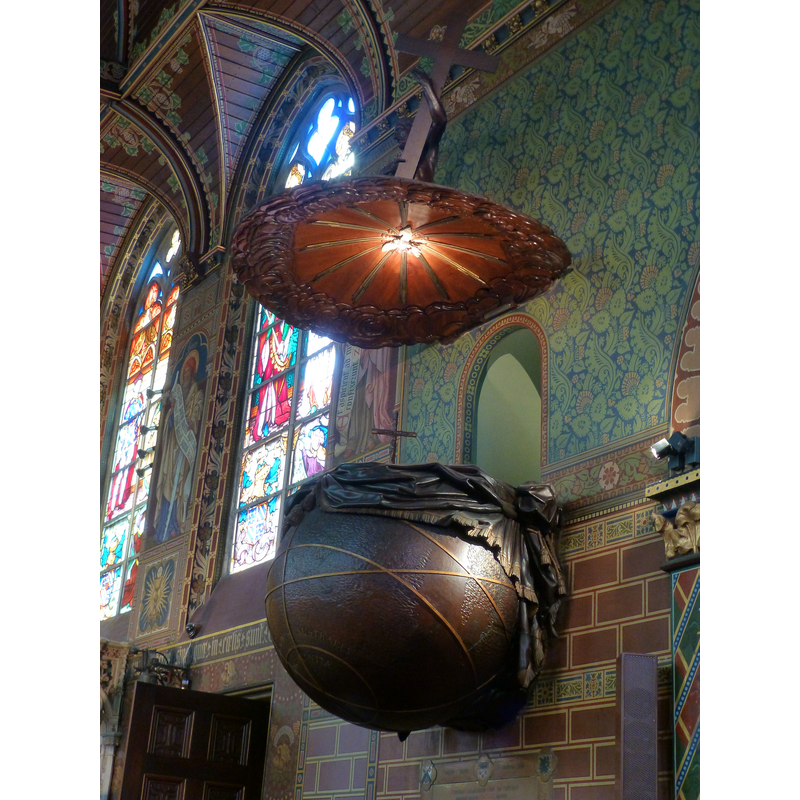 the upper church: 20th-century neo-Gothic