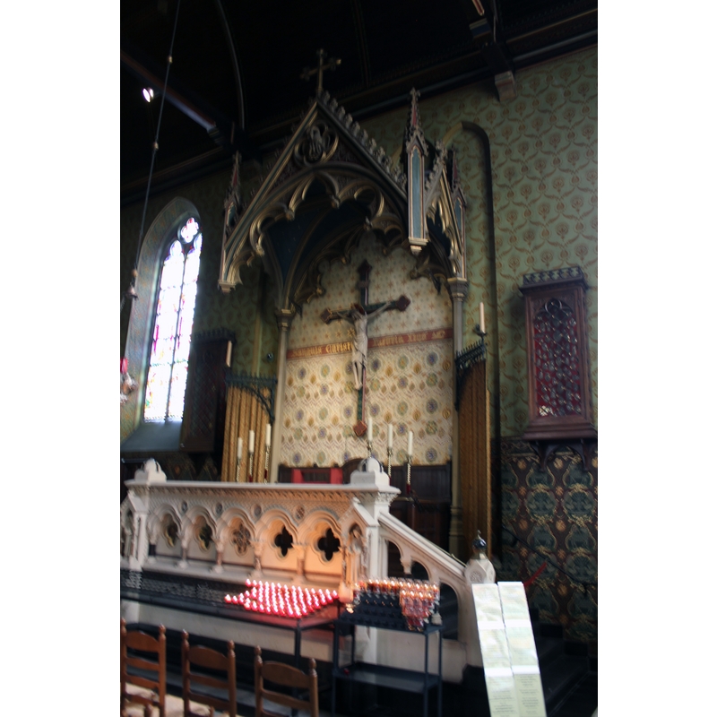 the upper church: 20th-century neo-Gothic