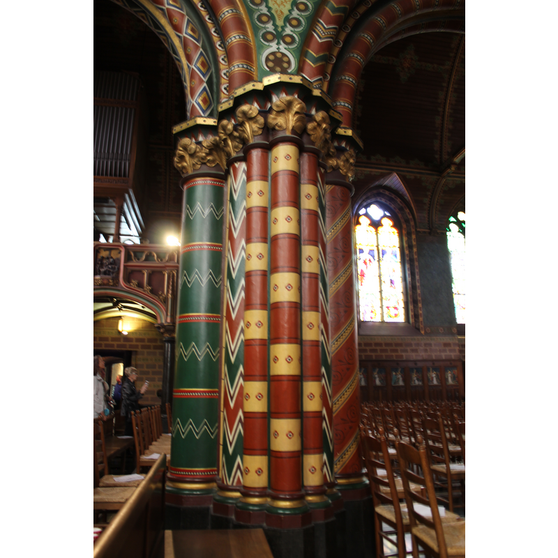the upper church: 20th-century neo-Gothic