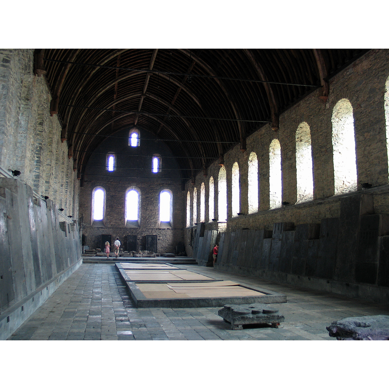 the former refectory of the abbey is now a lapidary museum in which the fragments of the font and many other remains are kept