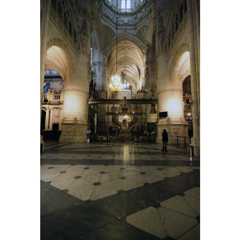 at the transept