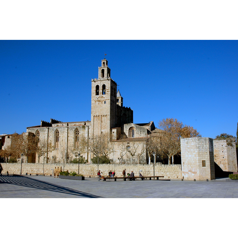 south view of the monastery complex