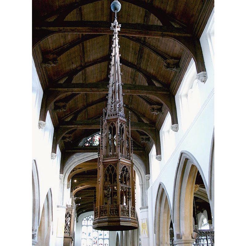 the 19thC font cover
