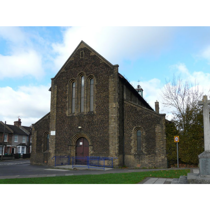 the former church at Watford Fields, now a sports hall for the nearby elementary school