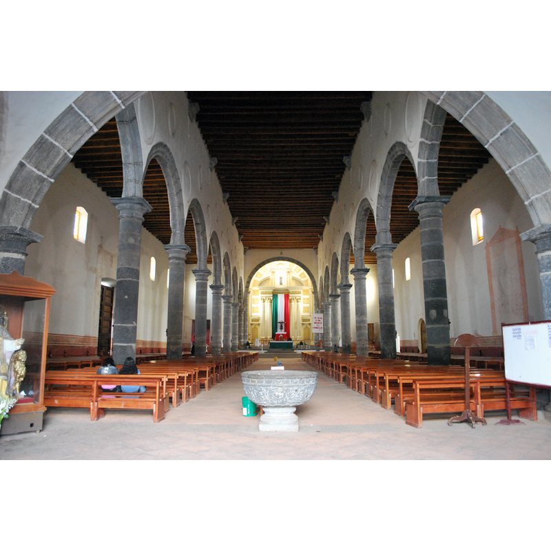 at the west end of the nave