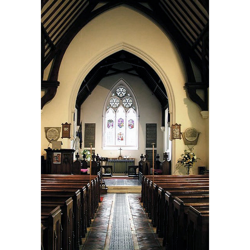 the mid-19thC new church at Wadesmill