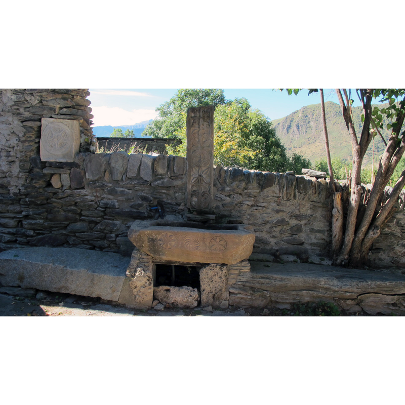 notice also the two carved stones that now form part of this montage
