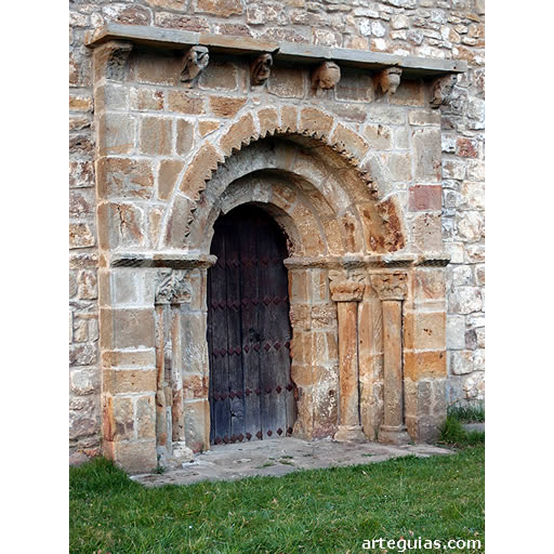 the rural chapel of Aizaga at present; it was parish church of the abandoned hamlet; the font at Iturmendi was originally from this church