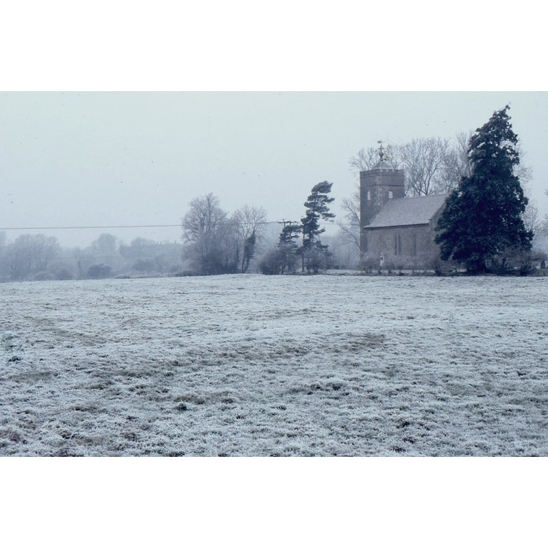 Source caption: "Hampton Gay church. Church, ruined manor house and a few cottages are all that remains of a village now deserted."