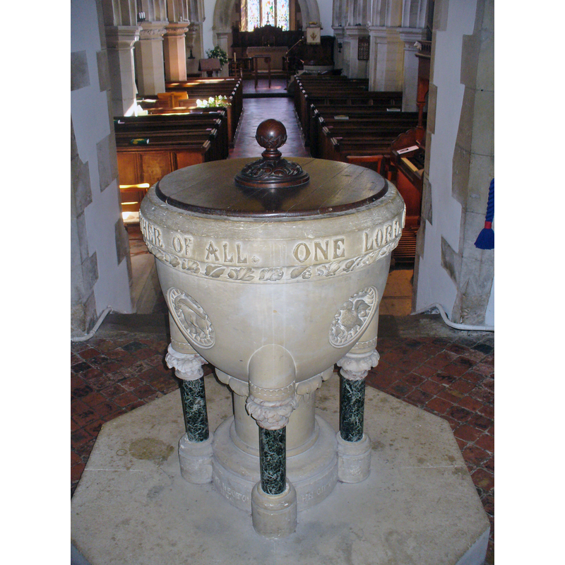 with the modern font and cover in the foreground