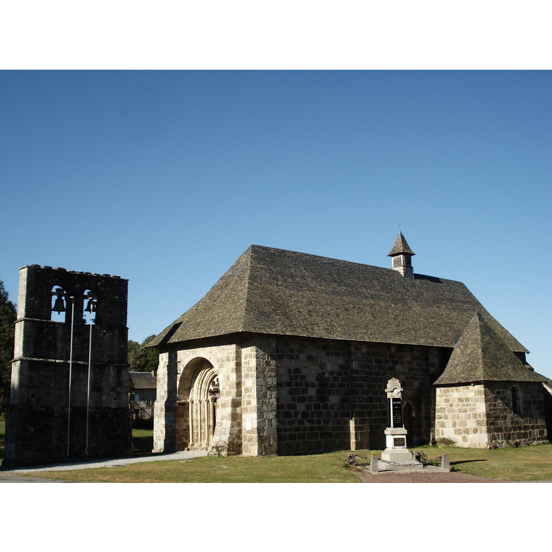 showing the detached bell tower