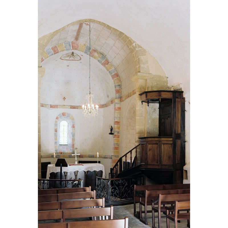 into the chancel