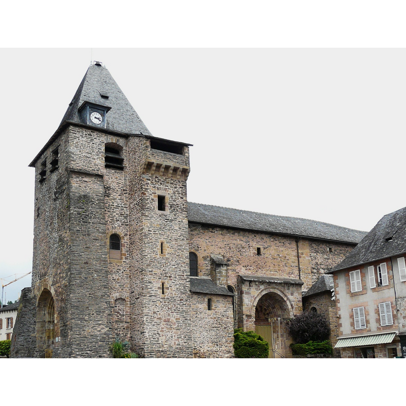 with partial view of the west and south portals