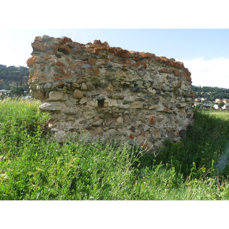 the ruins of the medieval church