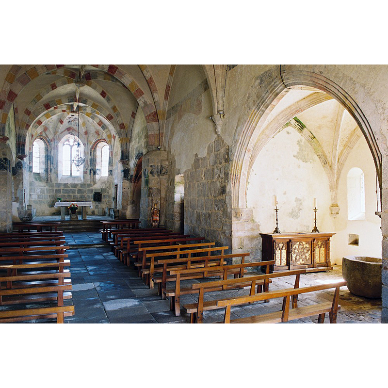 in a south chapel, towards the west end of the nave