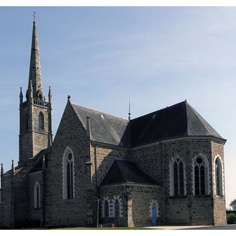 [NB: the 1870 church is not oriented]