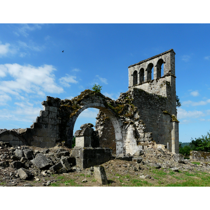 ruins of the medieval church