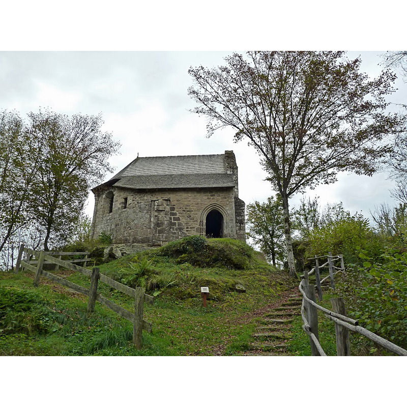 the ruins of the old church