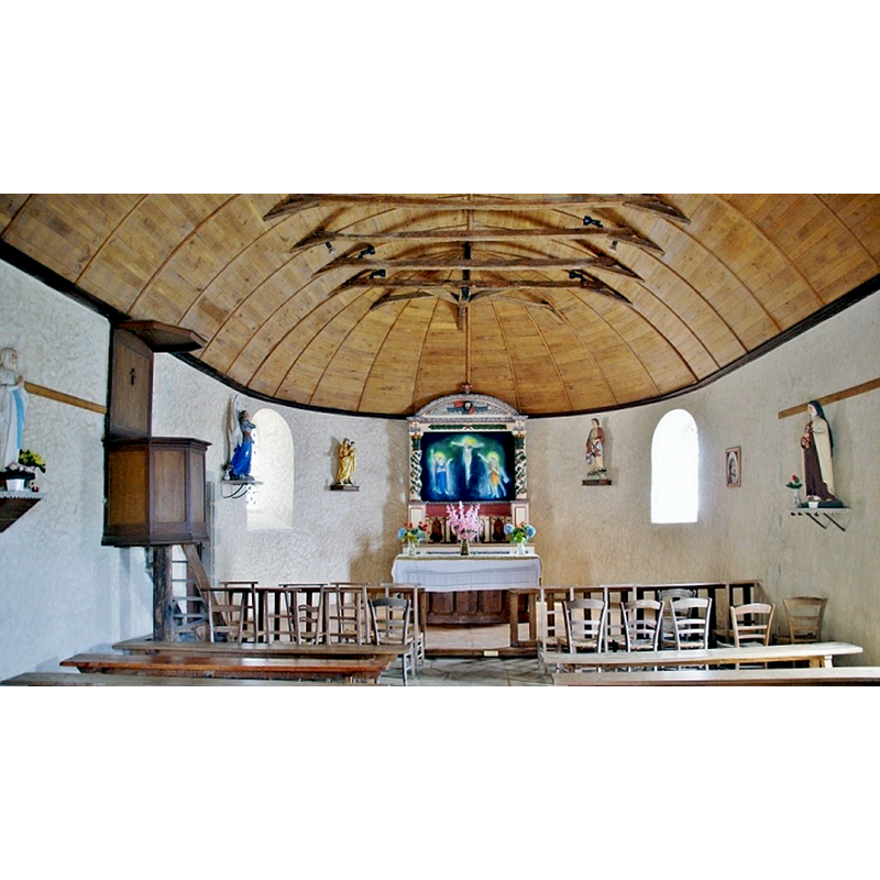 the interior of the modern church