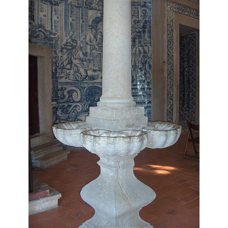 located at the west end of the nave