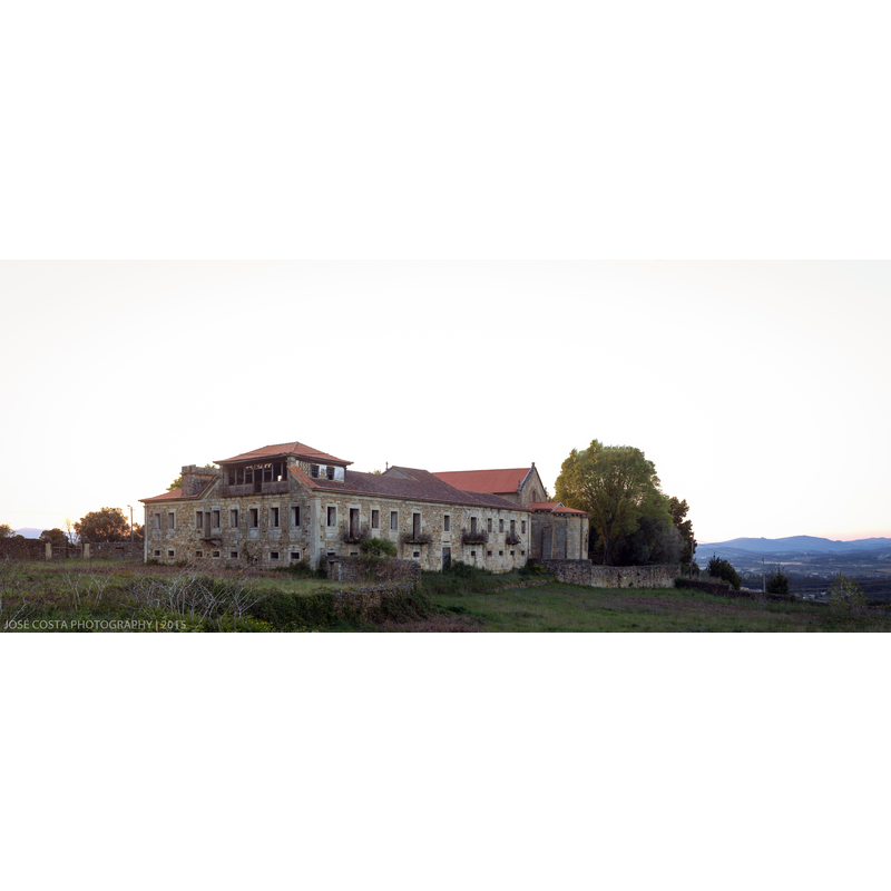 the apse and east end of the church visible here behind the monastery main building