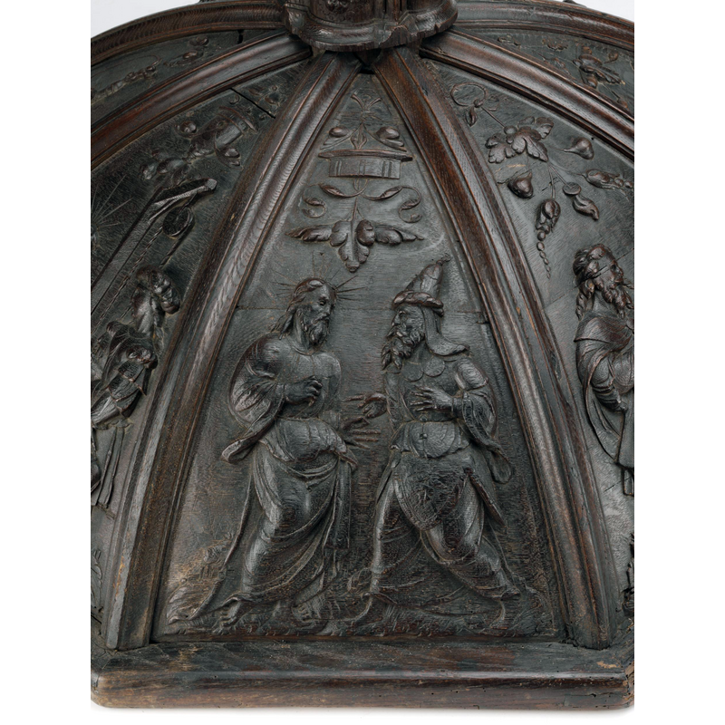 Source caption: "Christ meets Nicodemus the Pharisee at night, John iii.1-5ff (No one can enter the kingdom of God without being born from water and spirit. v.5) "