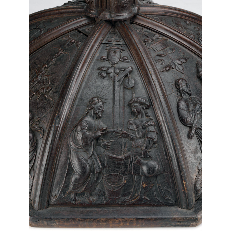 Source caption: "Christ and the woman of Samaria, John iv. 1-26"