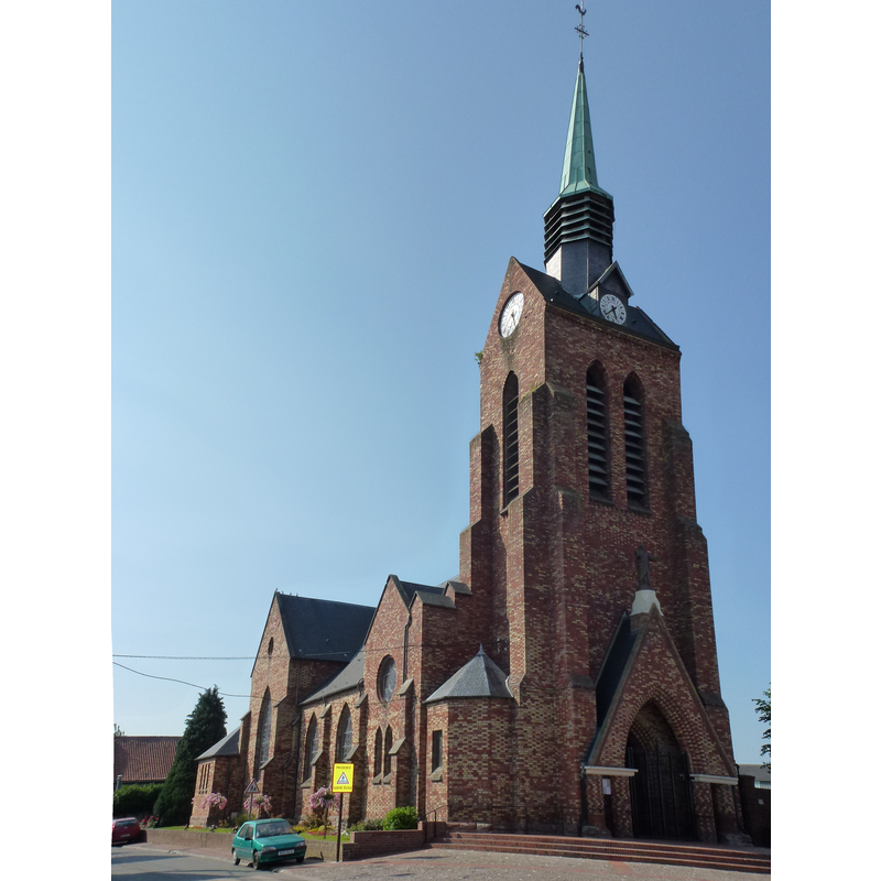 the church re-built in 1920s