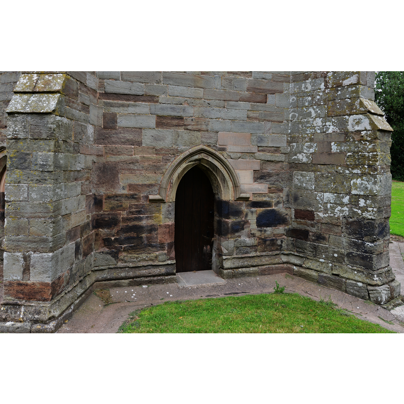 Source caption: "Madley: Nativity of the Virgin Church: Doorway to the crypt under the apse".