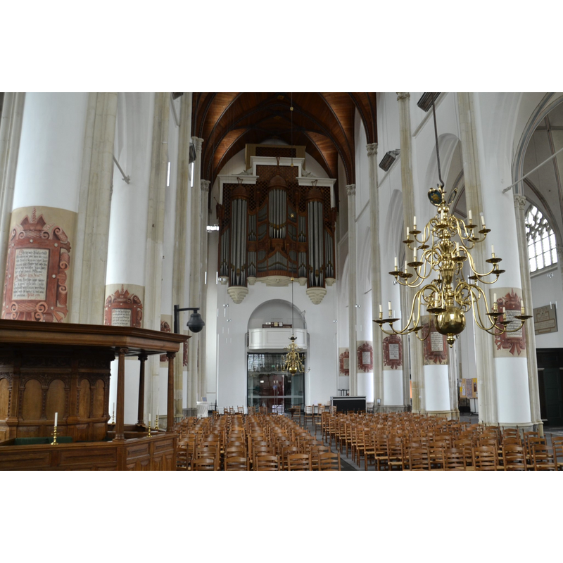 Source caption: "Interieur Martinikerk Doesburg met het Walcker orgel".
