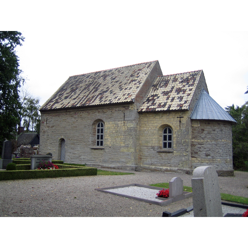 the restored church of Borrie