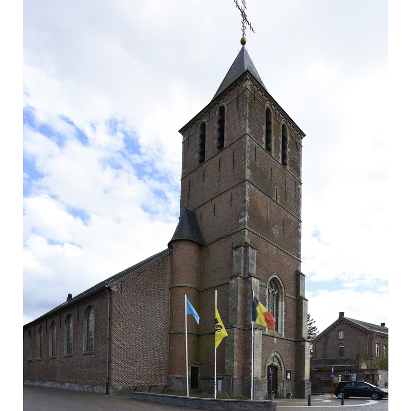 Source caption: "Sint-Petruskerk (Sint-Pieterskerk) te Schorisse, België".