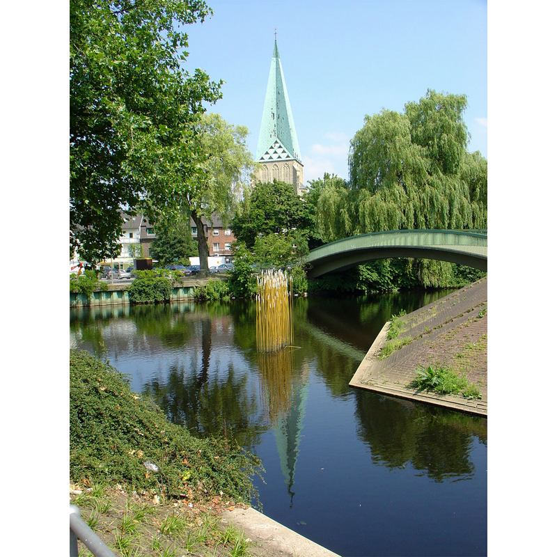 Source caption: "Bocholt an der Bocholter Aa mit St. Georgskirche".