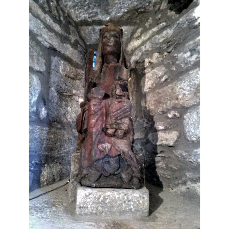 said to be made of the same stone as the late-13thC tower