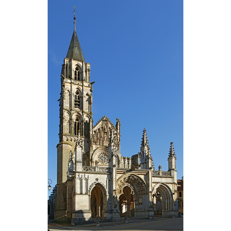 the Gothic church that replaced the original 11thC church destroyed by the Protestants in the 16thC